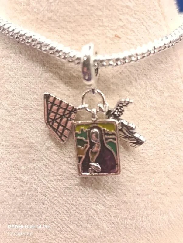 S925 Silver Charm "Louvre, Mona Lisa" 415 – photo 5